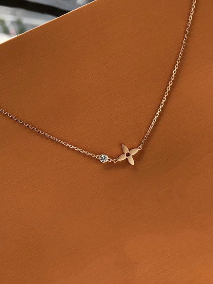 [Polaidi Jewelry]BLOSSOM PENDANT PINK GOLD AND DIAMOND