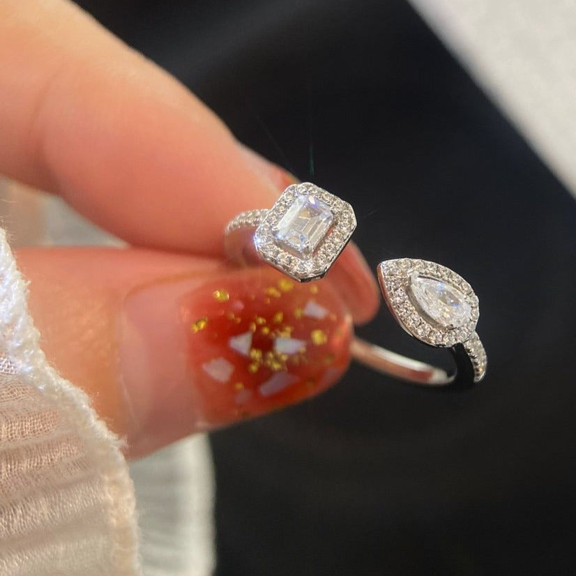 [Polaidi Jewelry]MY TWIN TOI & MOI SILVER DIAMOND RING