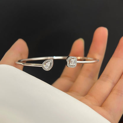 [Polaidi Jewelry]JONC FLEX MY TWIN TOI & MOI SILBER DIAMANT ARMREIF