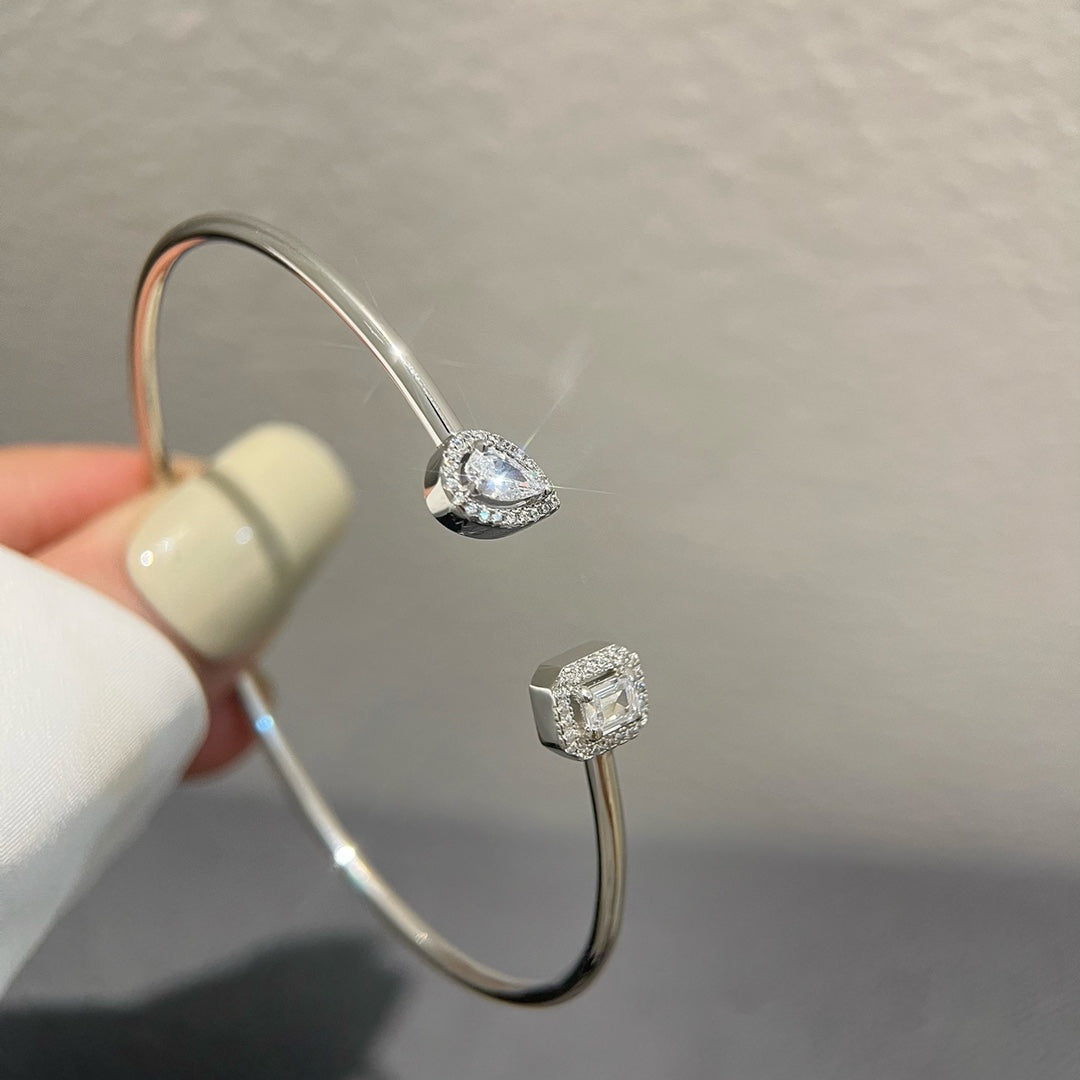 [Polaidi Jewelry]JONC FLEX MY TWIN TOI & MOI SILBER DIAMANT ARMREIF