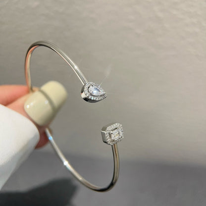 [Polaidi Jewelry]JONC FLEX MY TWIN TOI & MOI SILBER DIAMANT ARMREIF