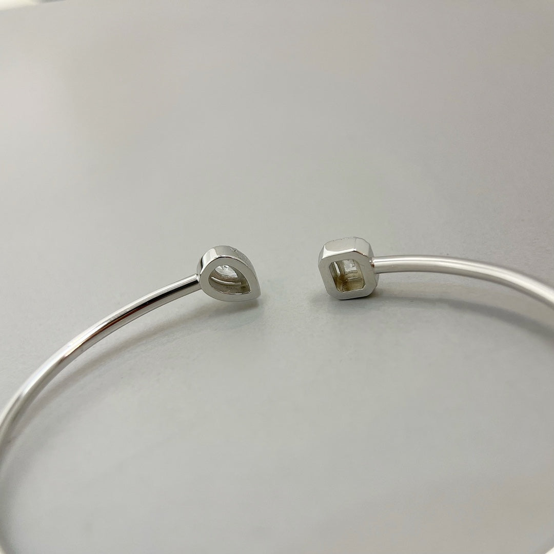 [Polaidi Jewelry]JONC FLEX MY TWIN TOI & MOI SILBER DIAMANT ARMREIF