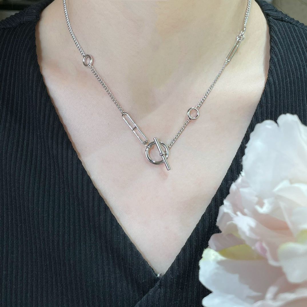 [：Polaidi Jewelry]HM スターリング シェーヌダンクル ハート