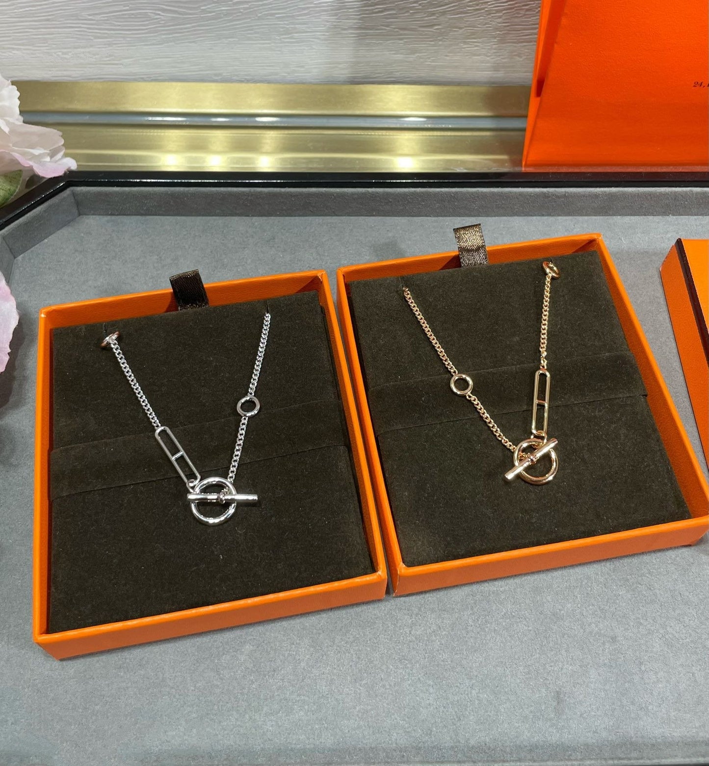 [：Polaidi Jewelry]HM スターリング シェーヌダンクル ハート