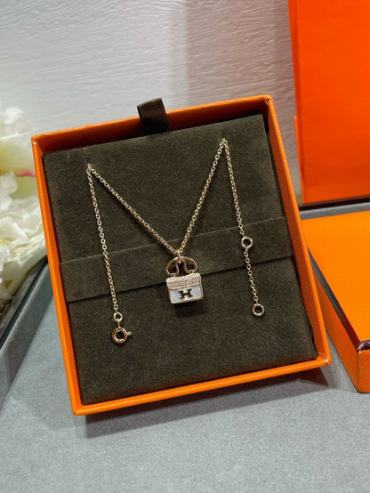 [Polaidi Jewelry]H CIRCE MOISSANITE PENDANT NECKLACE GOLD