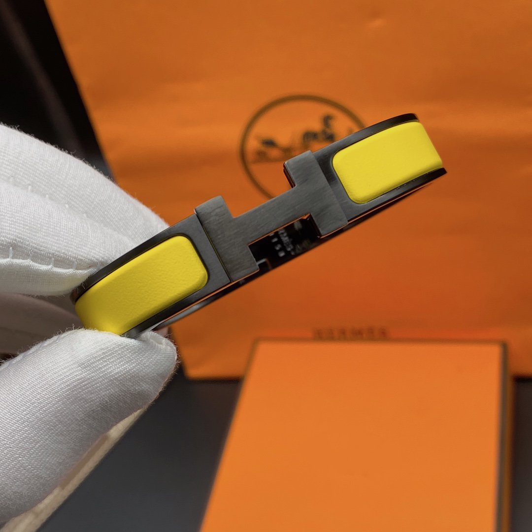 [：Polaidi Jewelry]CLIC HM SO BLACK YELLOW BRACELET