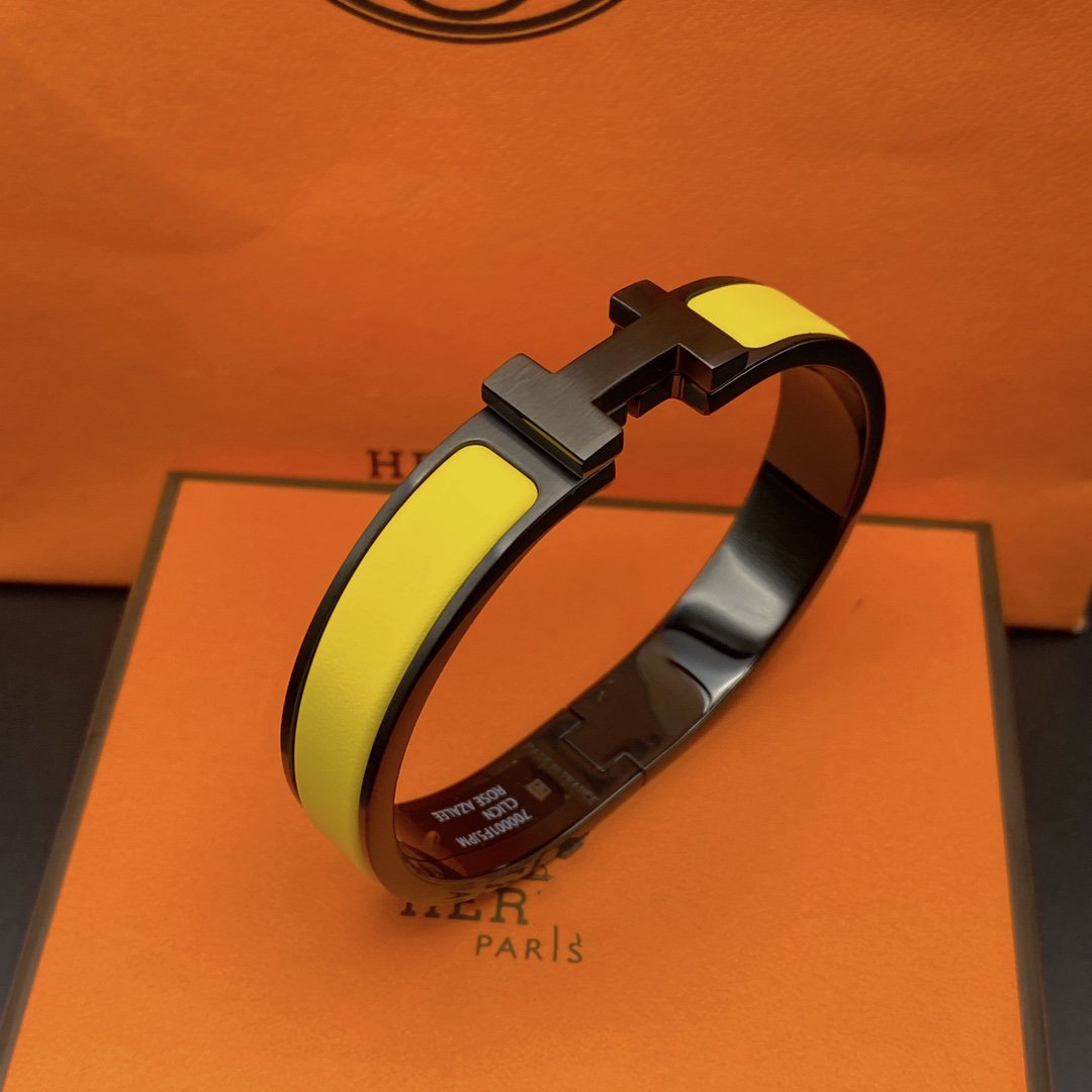 [：Polaidi Jewelry]CLIC HM SO BLACK YELLOW BRACELET