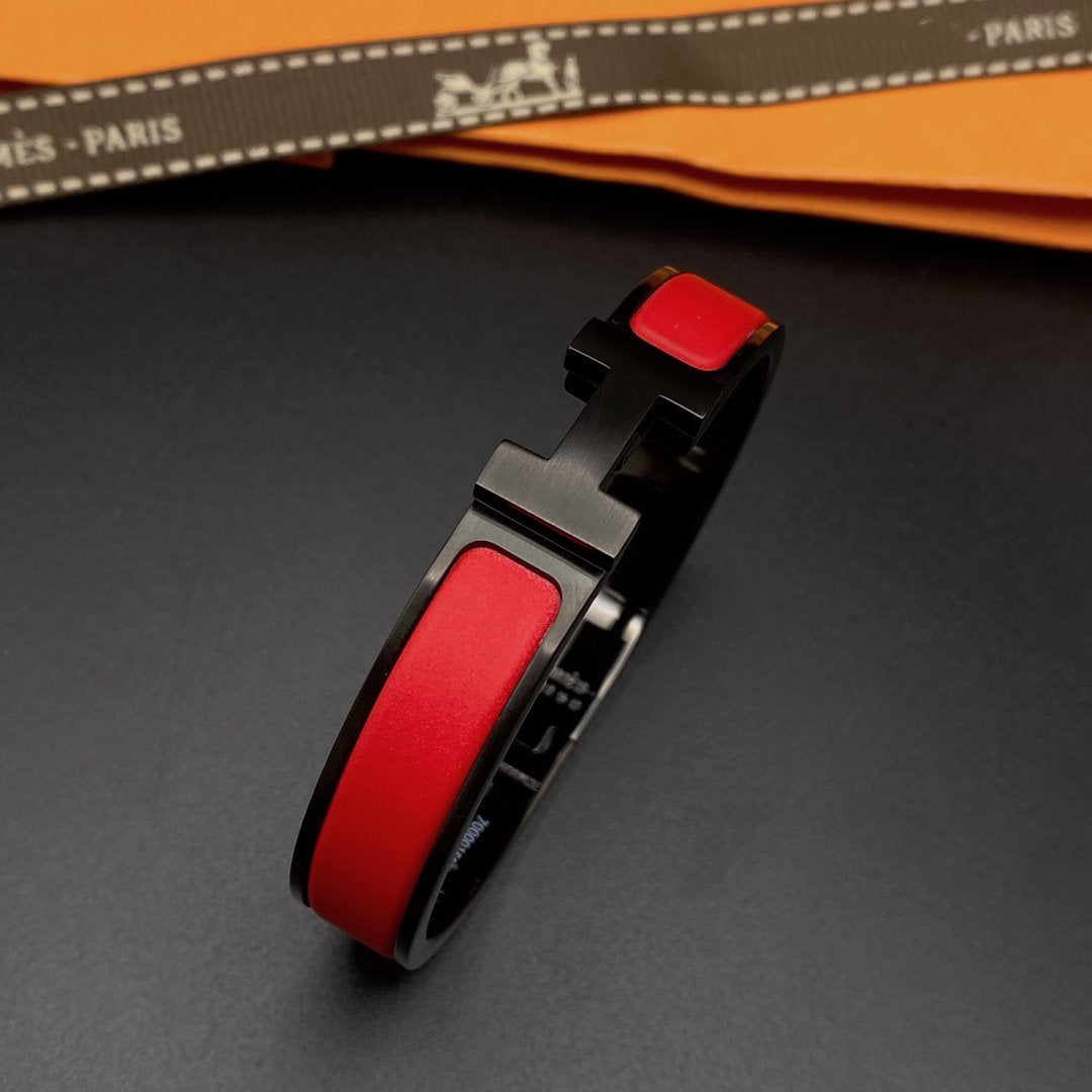 [Polaidi Jewelry]CLIC HM SO BLACK RED BRACELET