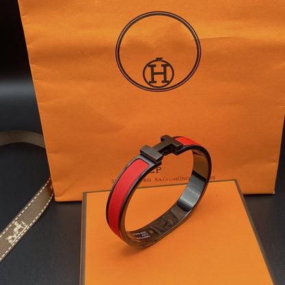 [：Polaidi Jewelry]CLIC HM SO BLACK RED BRACELET