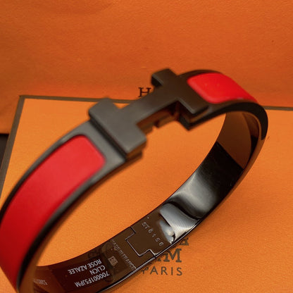 [：Polaidi Jewelry]CLIC HM SO BLACK RED BRACELET