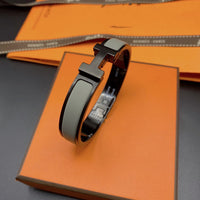 [Perlaura Jewelry ]CLIC HM SO BLACK GREY BRACELET