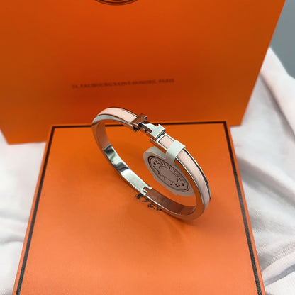 [Polaidi Jewelry]CLASSIC HM CLIC  PINK 8MM ENAMEL BRACELET