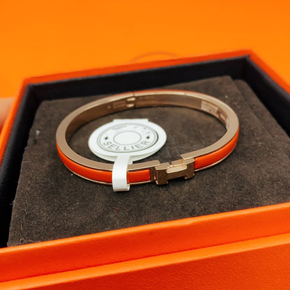 [Polaidi Jewelry]CLASSIC HM CLIC RED 8MM ENAMEL BRACELET