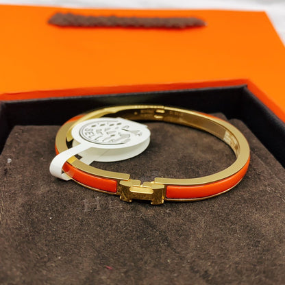[Polaidi Jewelry]CLASSIC HM CLIC RED 8MM ENAMEL BRACELET