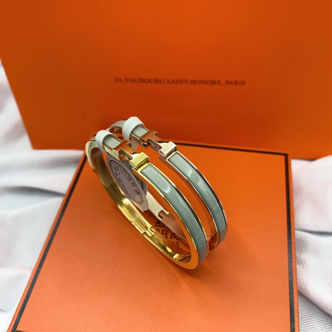 [：Polaidi Jewelry]CLASSIC HM CLIC GREEN 8MM ENAMEL BRACELET