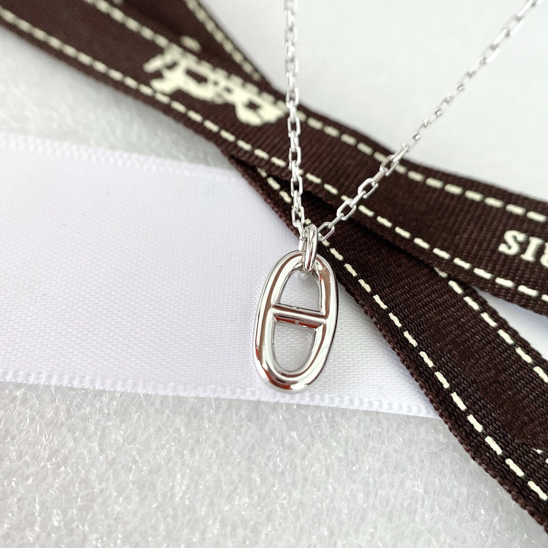 [Polaidi Jewelry]HM PIG NOSE NECKLACE