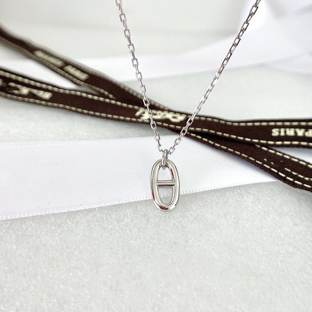 [：Polaidi Jewelry]HM PIG NOSE NECKLACE