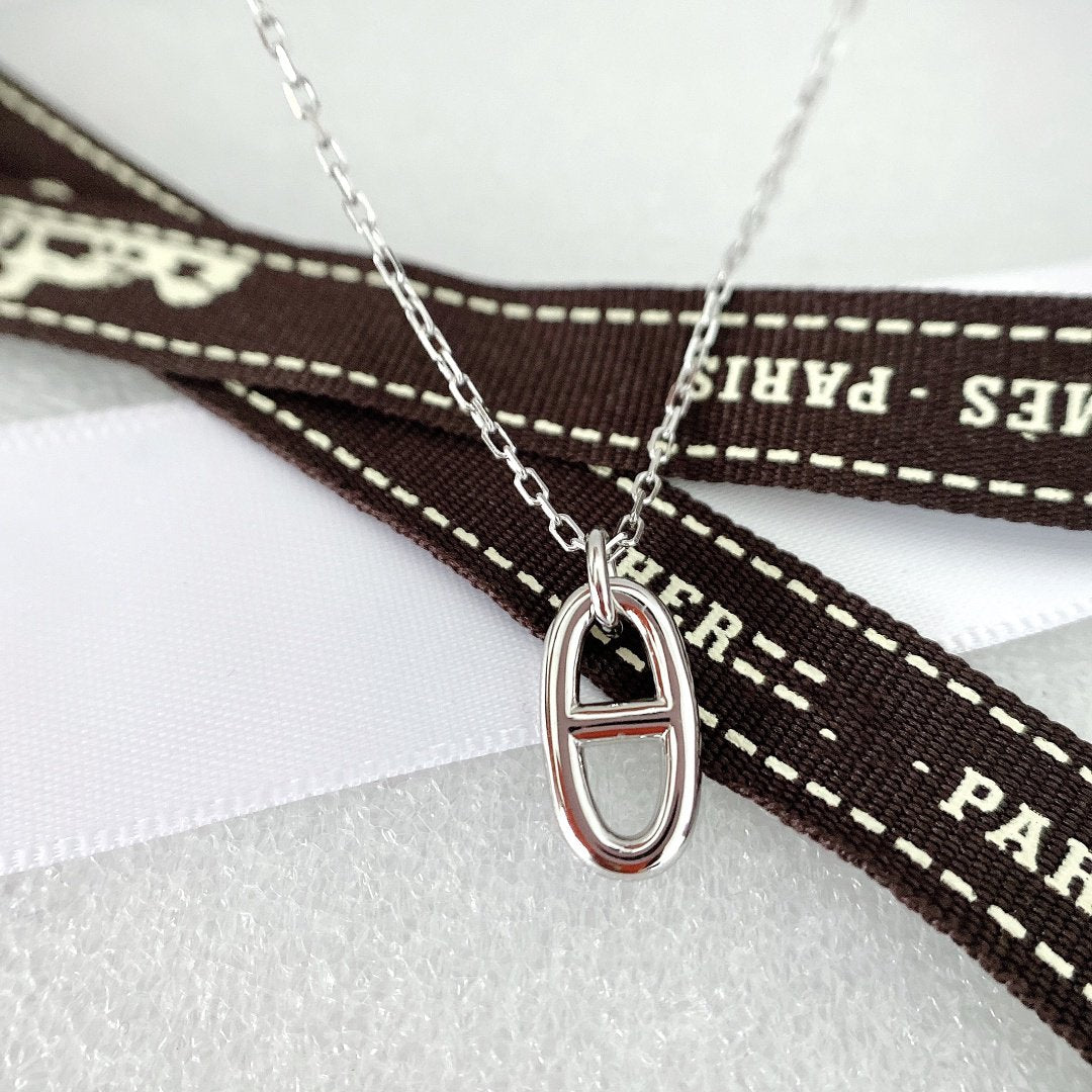 [Polaidi Jewelry]HM PIG NOSE NECKLACE