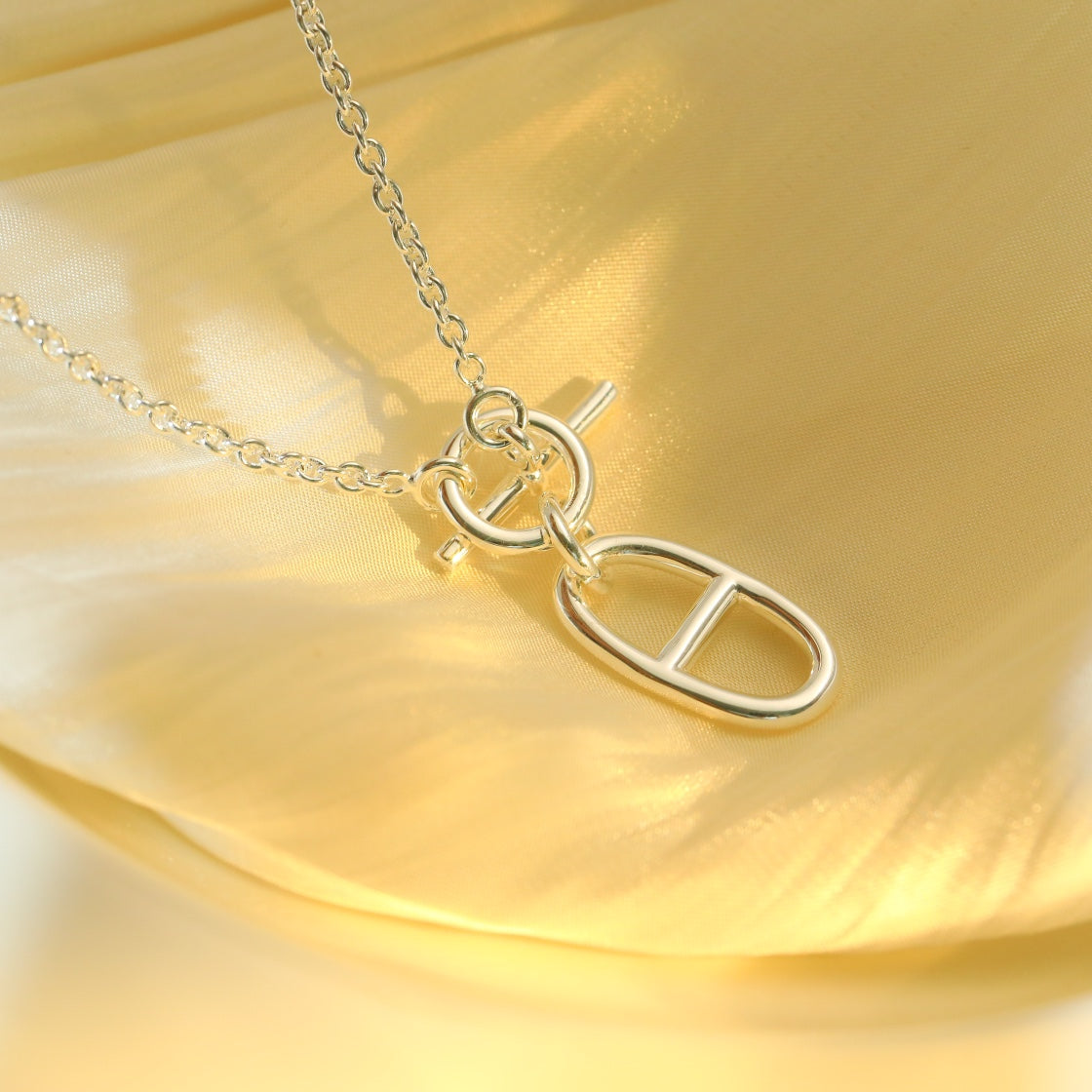 [Polaidi Jewelry]HM CHAINE D'ANCRE PENDANT NECKLACE STERLING SILVER