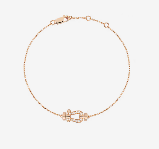 [Polaidi Jewelry]FORCE 10 FULL DIAMOND BUCKLE CHAIN LINK MINI MODEL