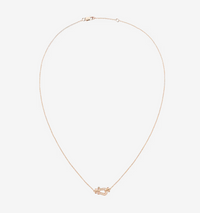 [Perlaura Jewelry ]FORCE 10 DIAMOND PINK GOLD NECKLACE MINI MODEL
