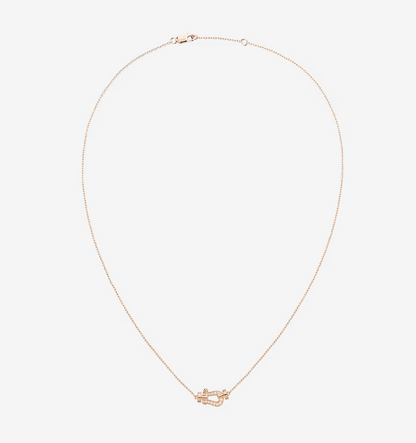 [Polaidi Jewelry]FORCE 10 DIAMOND PINK GOLD NECKLACE MINI MODEL