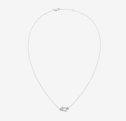 [Polaidi Jewelry]FORCE 10 DIAMOND SILVER NECKLACE MINI MODEL