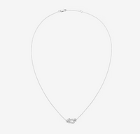 [Perlaura Jewelry ]FORCE 10 DIAMOND SILVER NECKLACE MINI MODEL