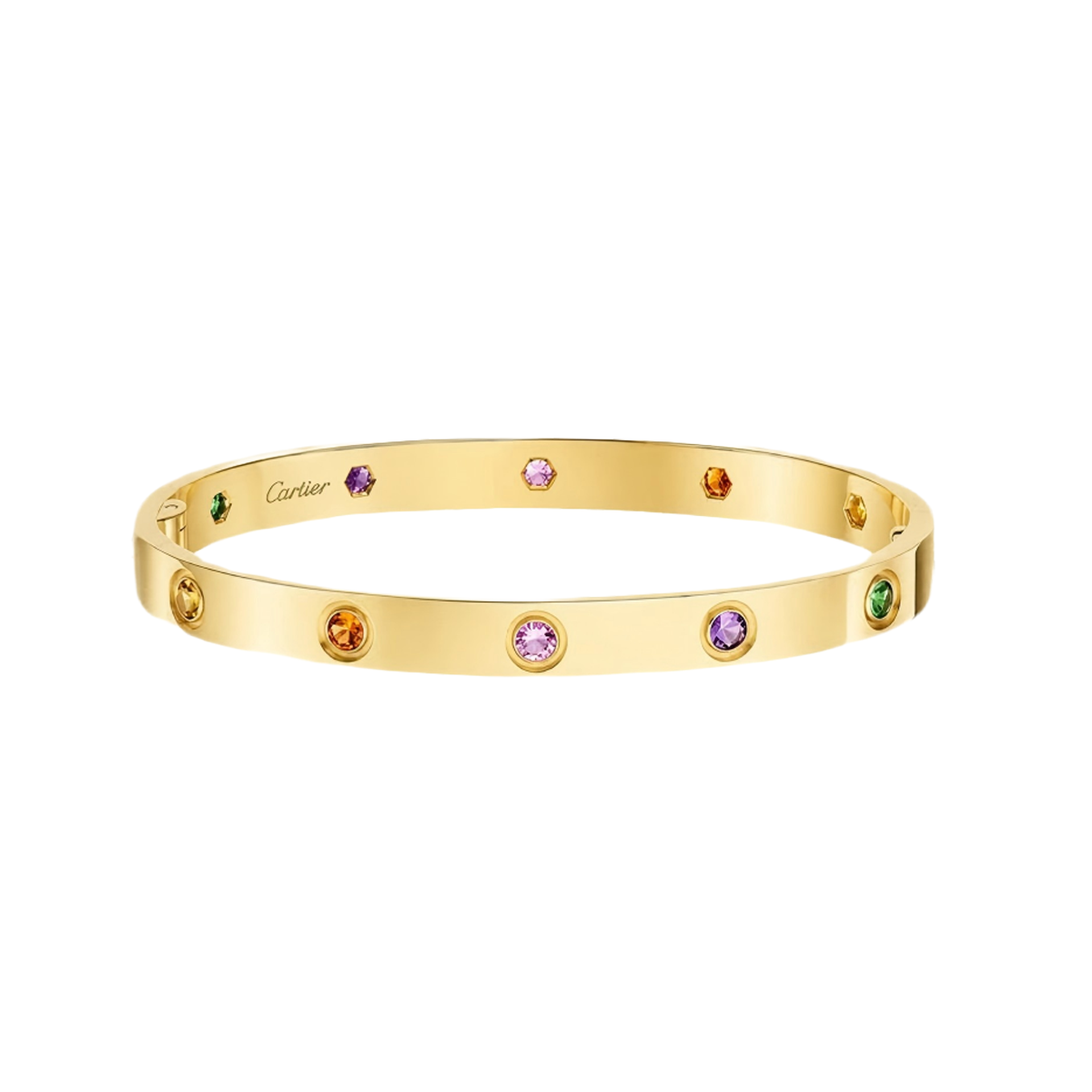 [Polaidi Jewelry]2026 RAINBOW LOVE BRACELET 6.1MM  10 DIAMONDS