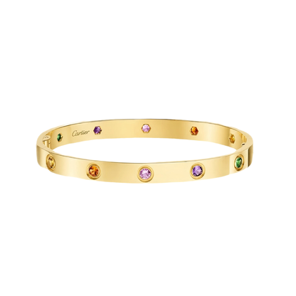 [Polaidi Jewelry]2026 RAINBOW LOVE BRACELET 6.1MM  10 DIAMONDS