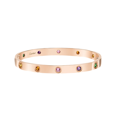 [Polaidi Jewelry]2026 RAINBOW LOVE BRACELET 6.1MM  10 DIAMONDS