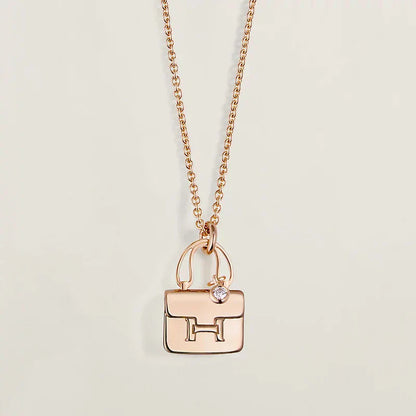 [：Polaidi Jewelry]アミュレット ペンダント ローズゴールド ネックレス