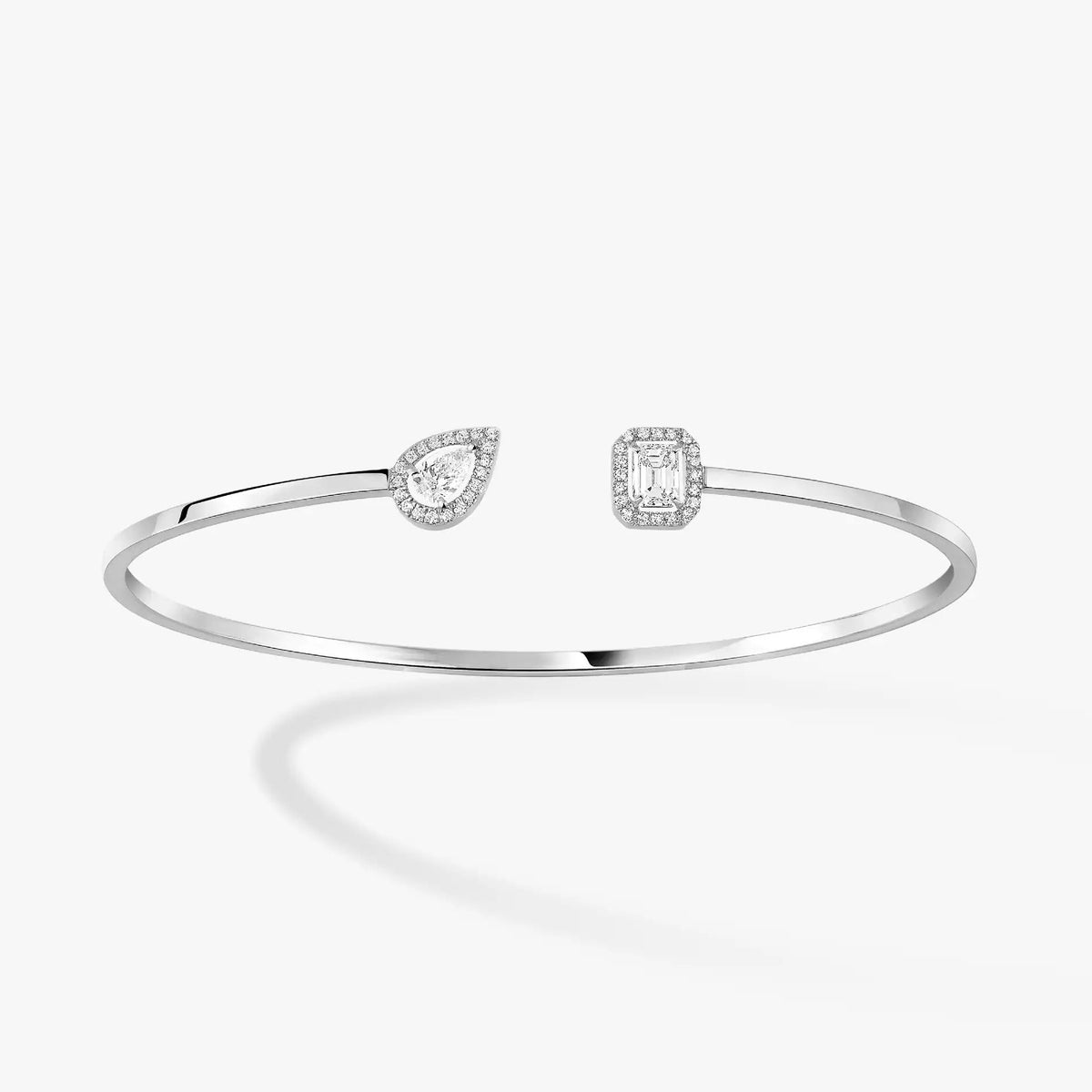[Polaidi Jewelry]JONC FLEX MY TWIN TOI & MOI SILBER DIAMANT ARMREIF