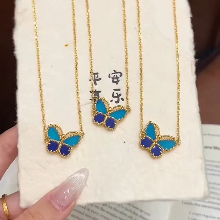 [Polaidi Jewelry] 2026 NEW LUCKY BUTTERFLY 1 MOTIFS NECKLACE