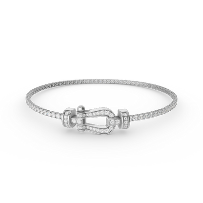 [：Polaidi Jewelry]FORCE  HORSESHOE  DIAMOND TENNIS BRACELET