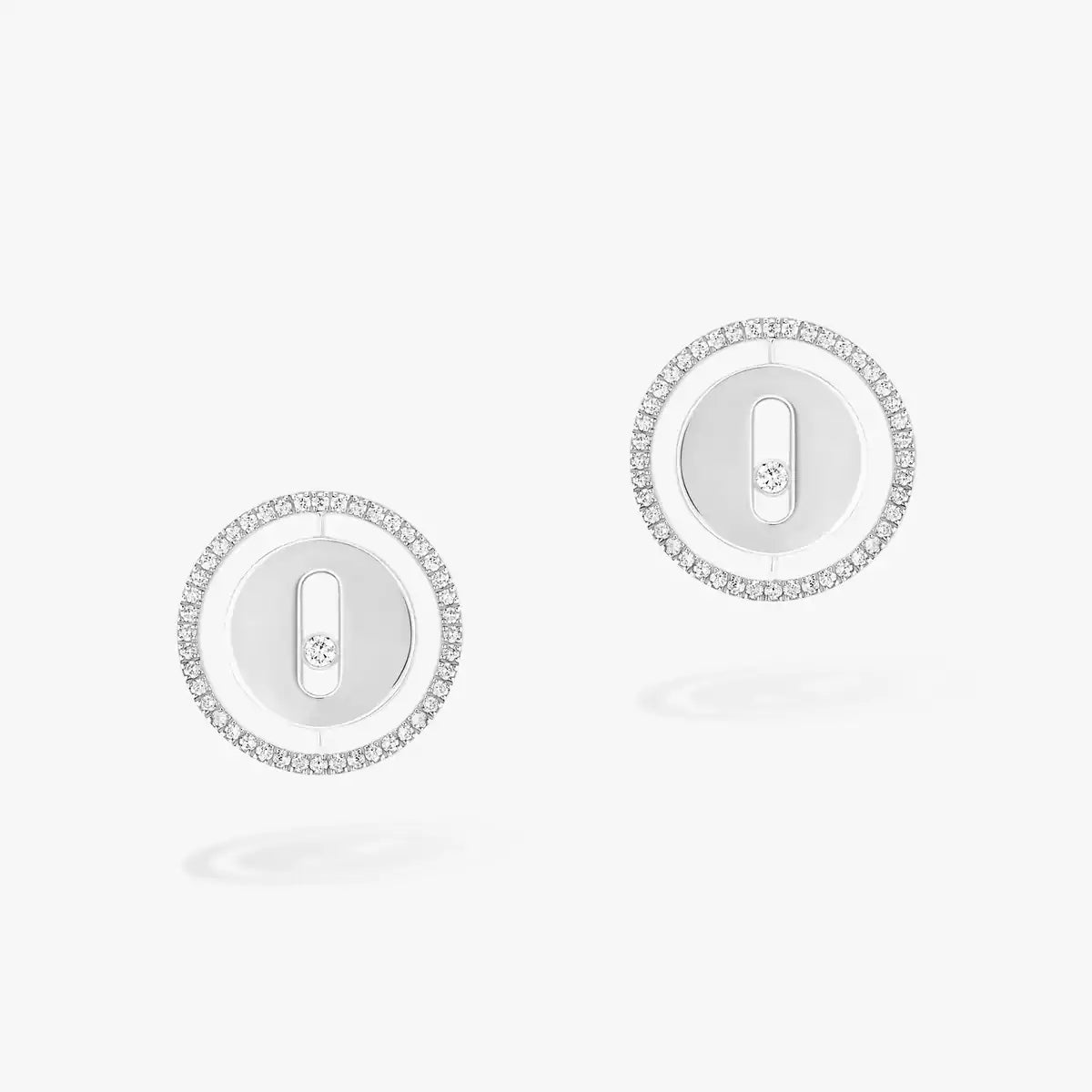 [Polaidi Jewelry]Lucky Move Diamond Earrings