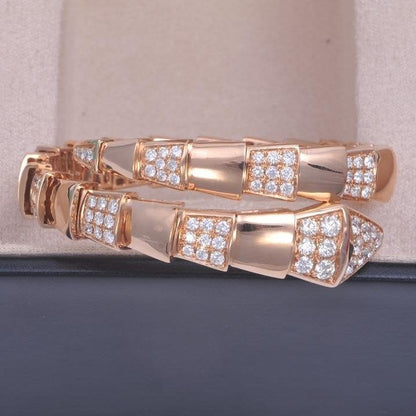 [：Polaidi]SERPENTI BRACELET PINK GOLD DIAMOND