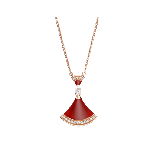 [：Polaidi]DREAM NECKLACE CARNELIAN DIAMOND