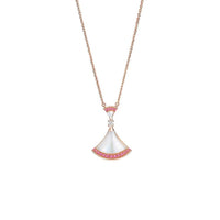 [Perlaura Jewelry ]DREAM NECKLACE MOP PINK DIAMOND