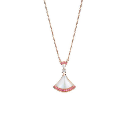 [Polaidi Jewelry]DREAM NECKLACE MOP PINK DIAMOND