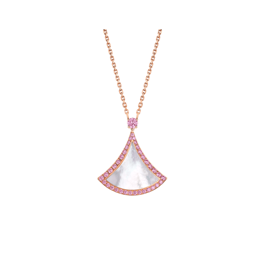 [Polaidi Jewelry]DREAM NECKLACE MOP DIAMOND PINK