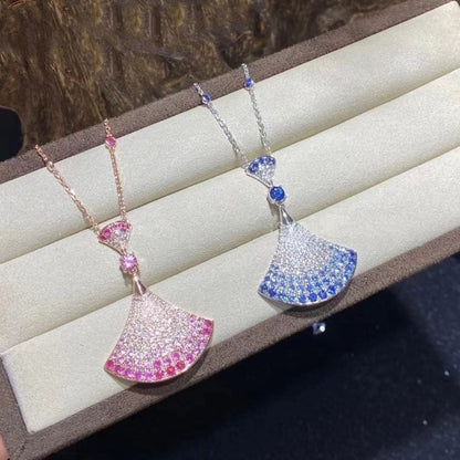 [Polaidi Jewelry]DREAM NECKLACK DIAMOND PINK GOLD