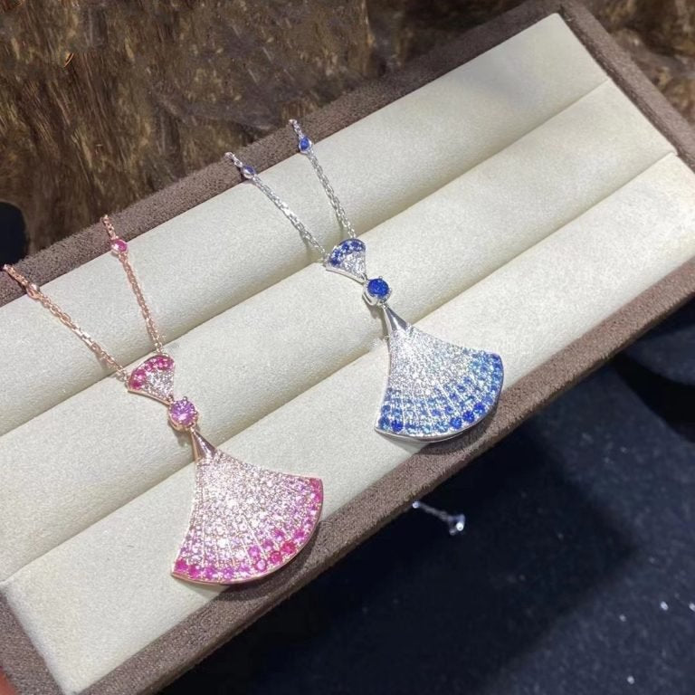 [Polaidi Jewelry]DREAM NECKLACK DIAMOND PINK GOLD