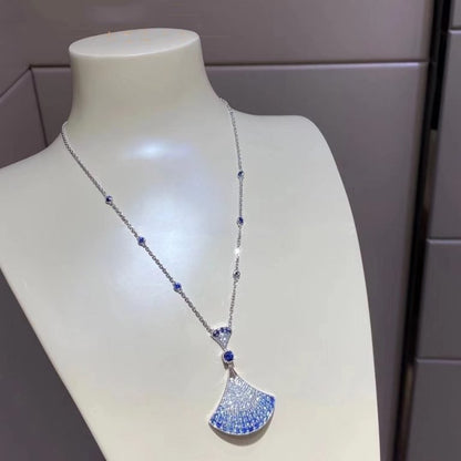 [Polaidi Jewelry]DREAM NECKLACE AGATE SILVER DIAMOND