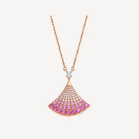 [Perlaura Jewelry ]DREAM NECKLACE PINK GOLD PINK DIAMOND