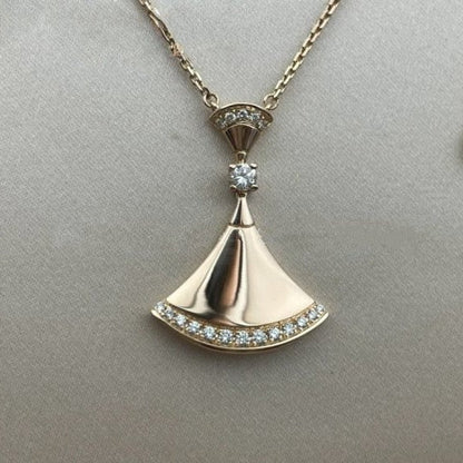 [Polaidi Jewelry]DREAM NECKLACE PINK GOLD DIAMOND