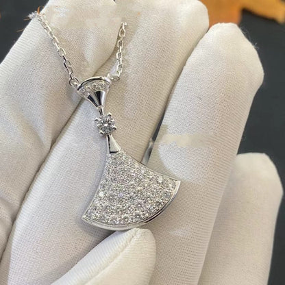 [Polaidi Jewelry]DREAM NECKLACE SILVER FULL DIAMOND
