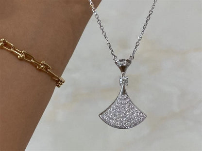 [Polaidi Jewelry]DREAM NECKLACE SILVER FULL DIAMOND