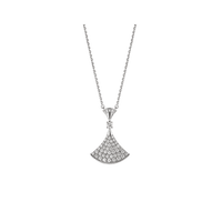 [Perlaura Jewelry ]DREAM NECKLACE SILVER FULL DIAMOND