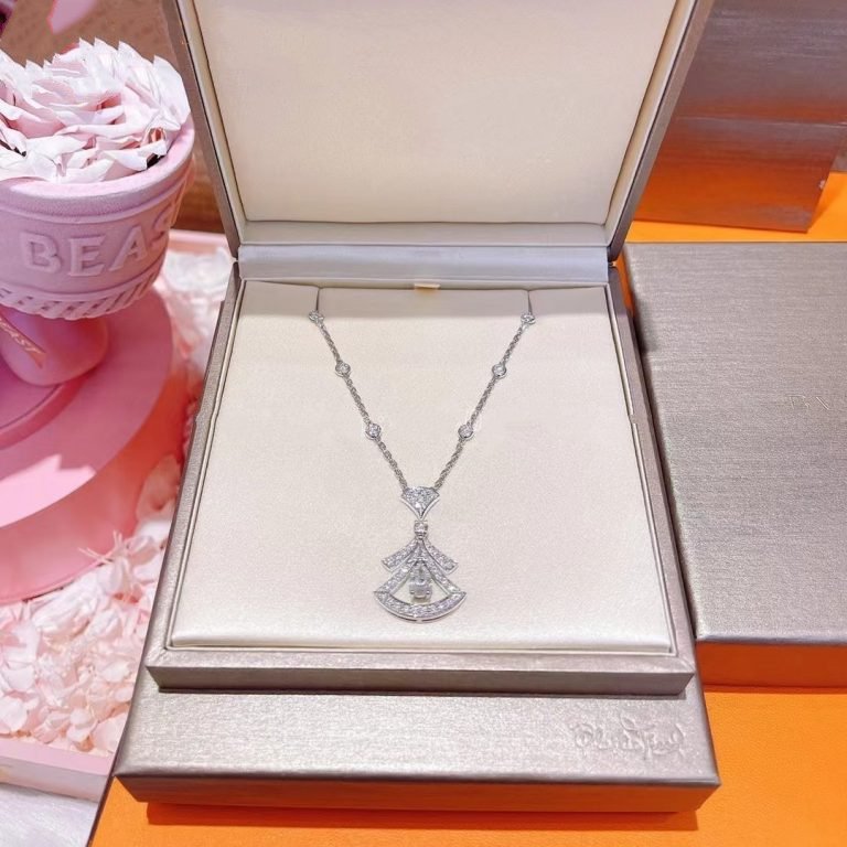 [Polaidi Jewelry]DREAM NECKLACE WHITE DIAMOND SILVER